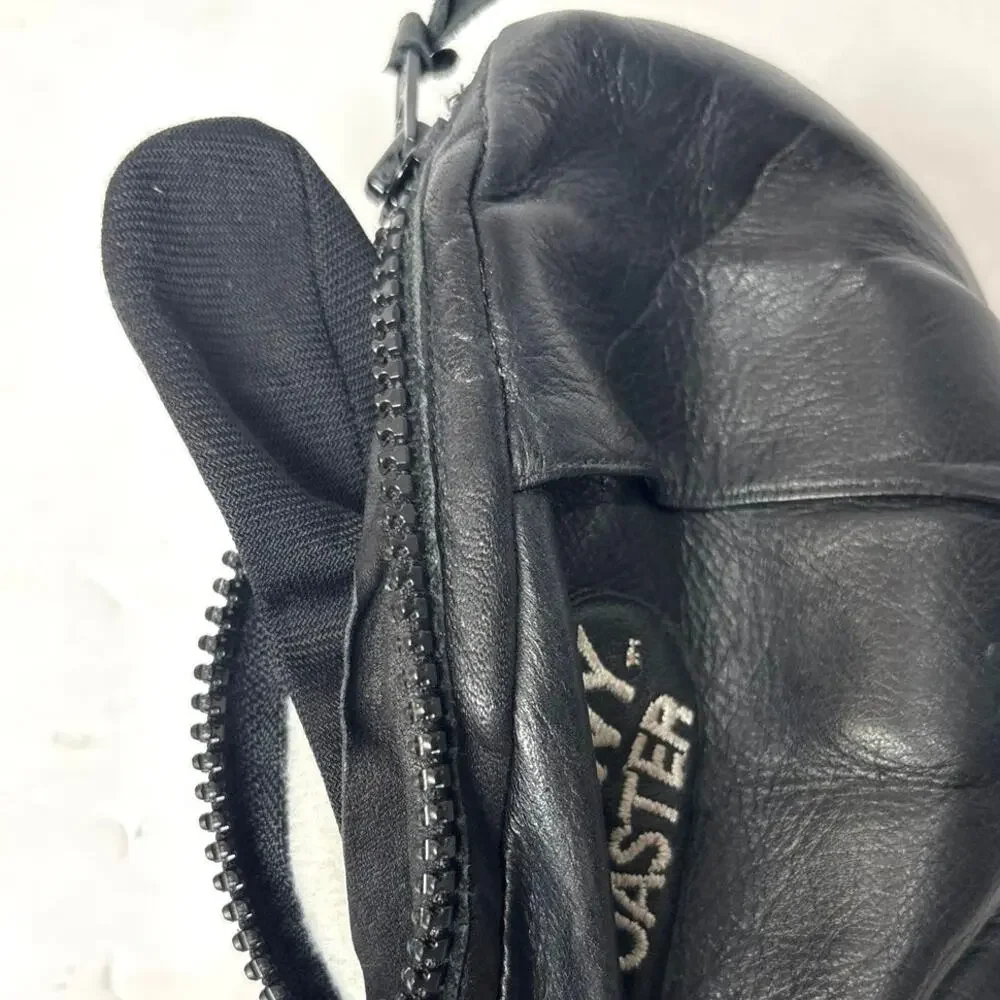 SWANY Toaster Ski Snowboard Leather Mittens Gloves Women's Size Small Black